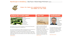Desktop Screenshot of paartherapie4you.de